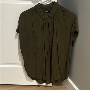 Madewell Central Drapey Popover Shirt